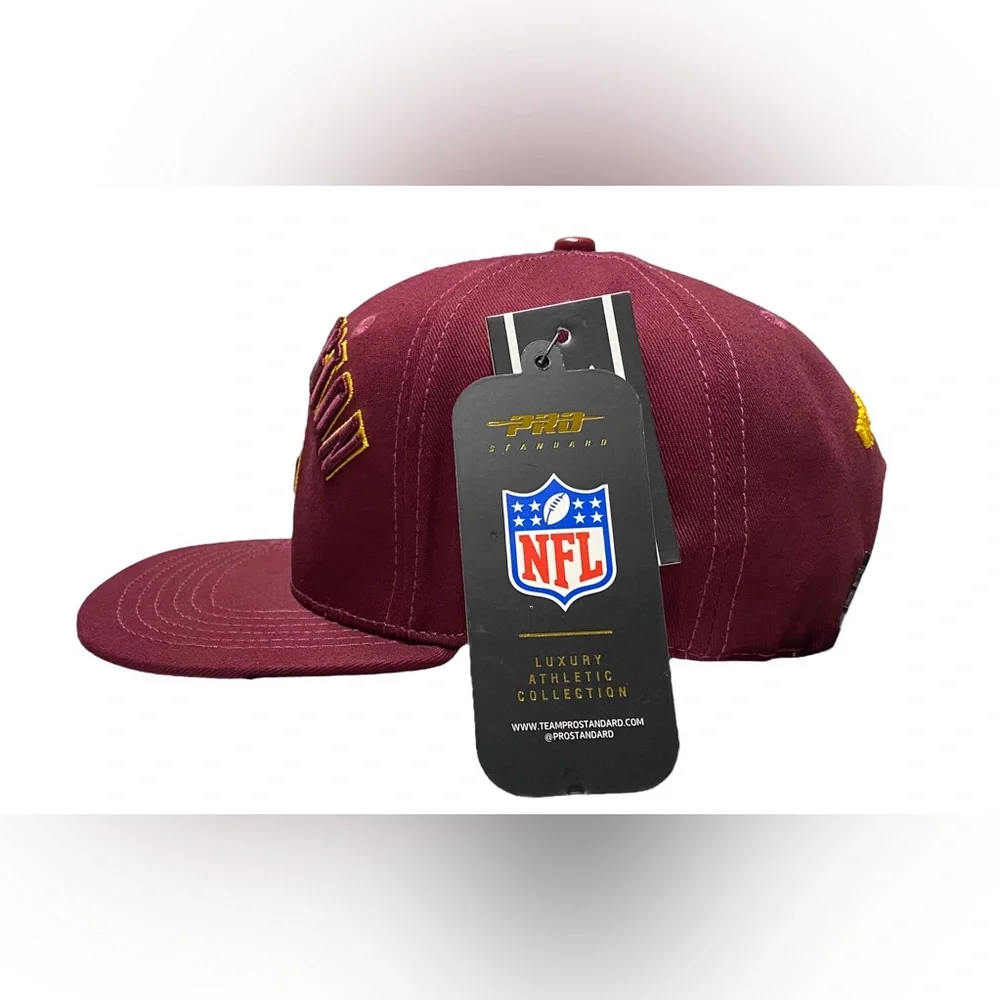 COPY - NEW  MENS PRO STANDARD NFL WASHINGTON FOOTBALL TEAM STACKED LOGO SNAPBACK - Picture 4 of 10